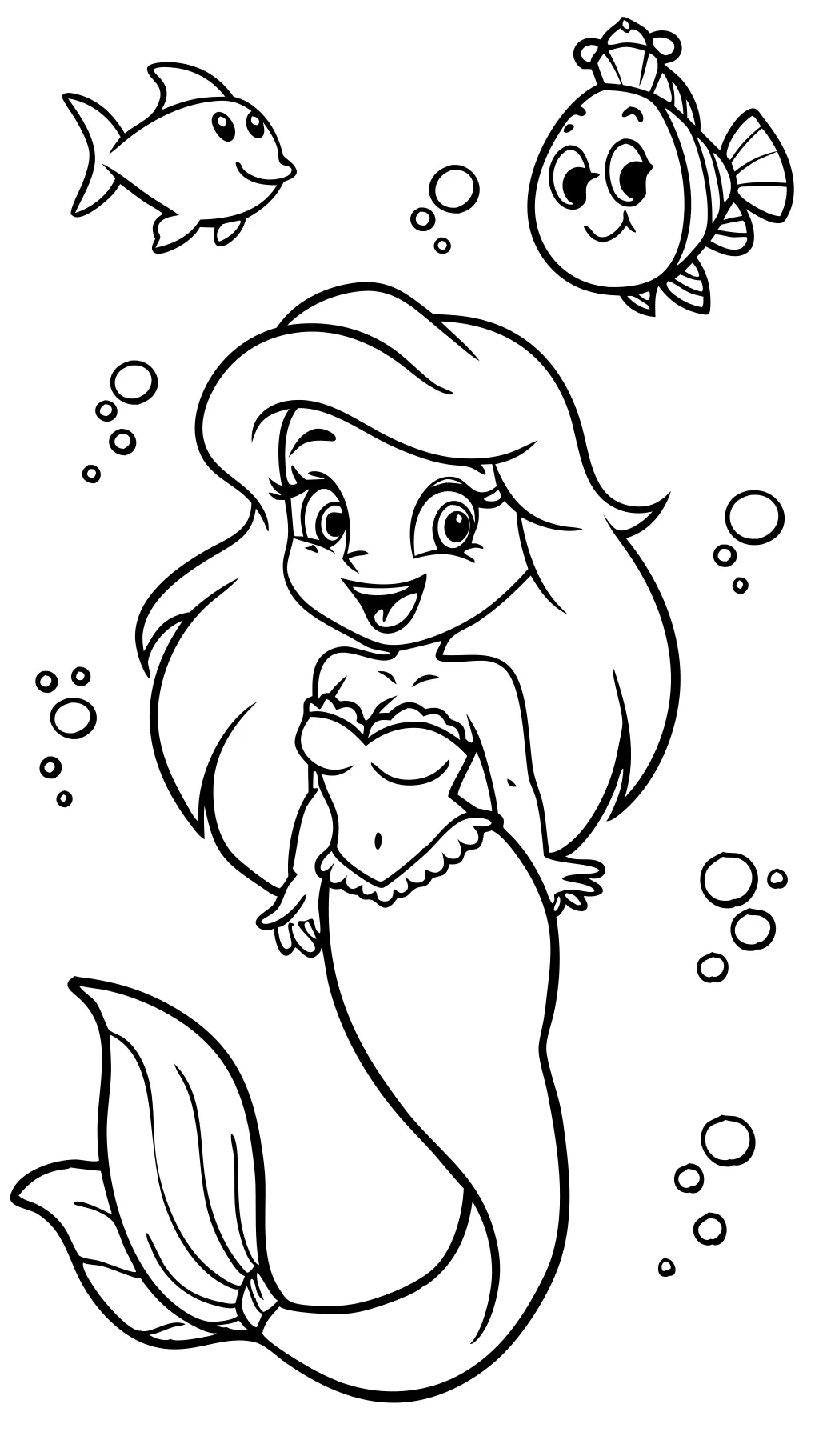 coloriages ariel disney